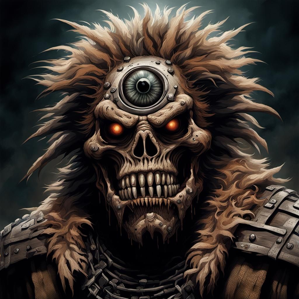 Menacing AI Creature in Dark Arts Style