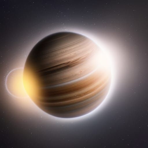 Fictional Solar System in Professional Photography Style