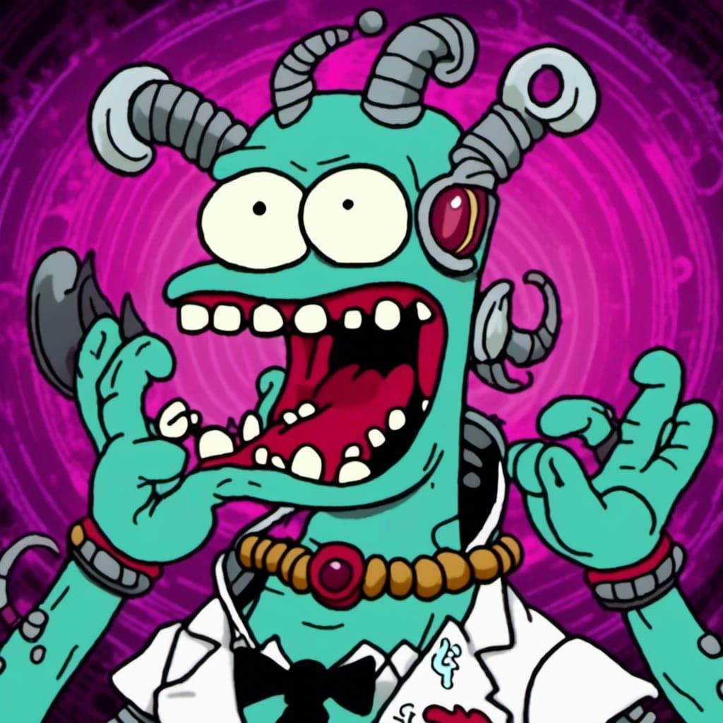 Futuristic Zoidberg from Futurama