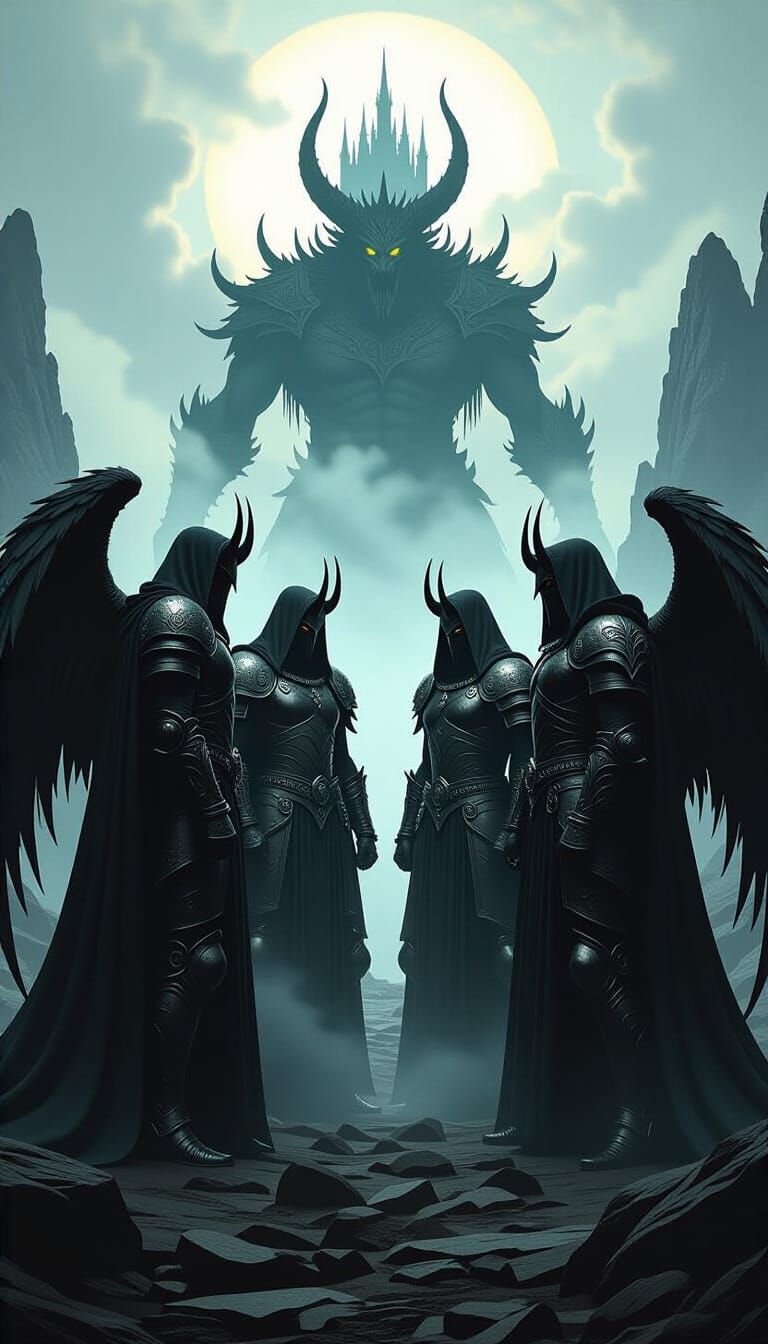 Four Horsemen Prepare to Confront Demon Boss