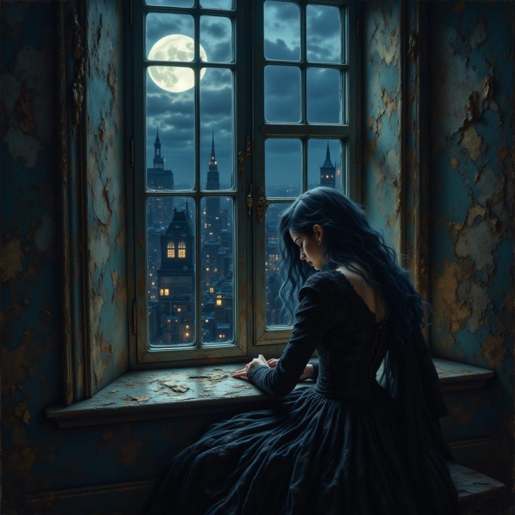 Moonlit Velvet Majesty