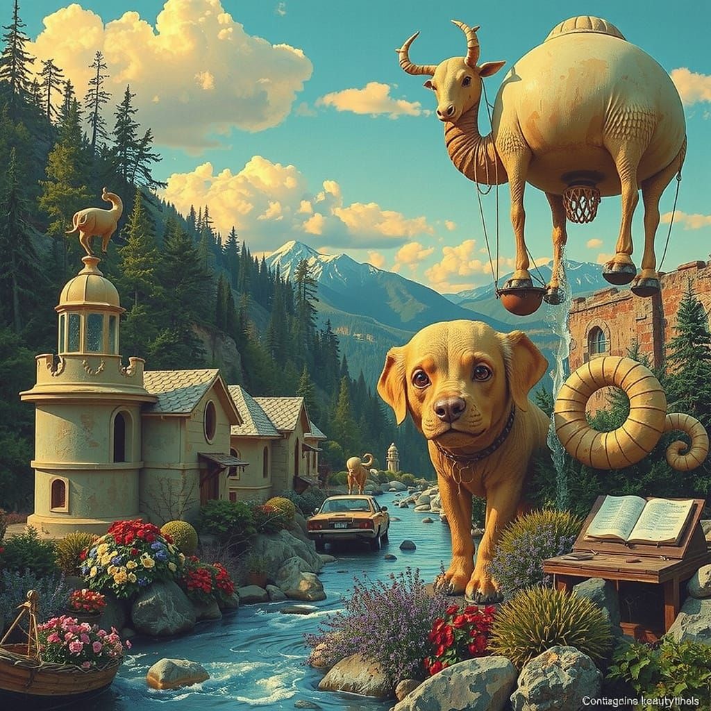 AI Generates Abstract Concepts of Perfection and Artistry