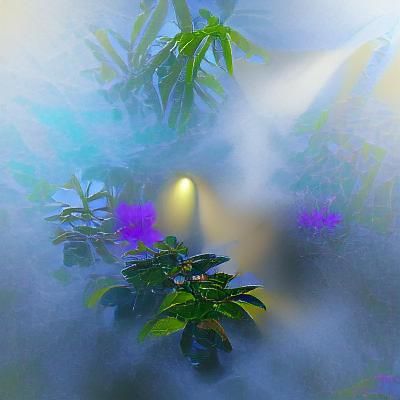 Atmospheric Misty Scene