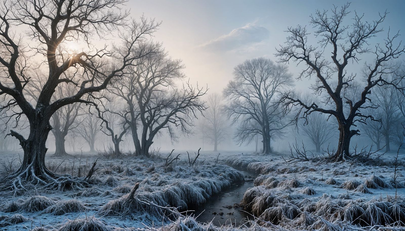 Ethereal Winter Wraith in Fog