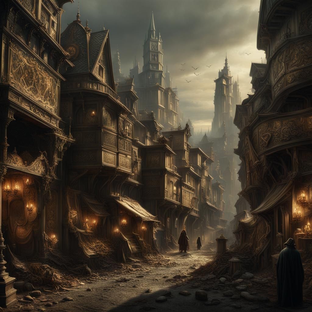 Famous Plagues: Epic Cinematic Digital Painting