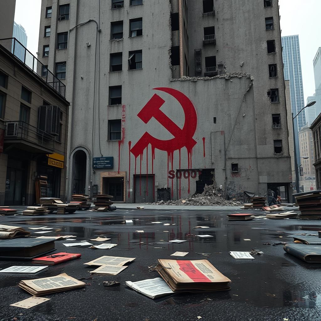 Urban Decay: Communist Symbolism in a Matte Painting