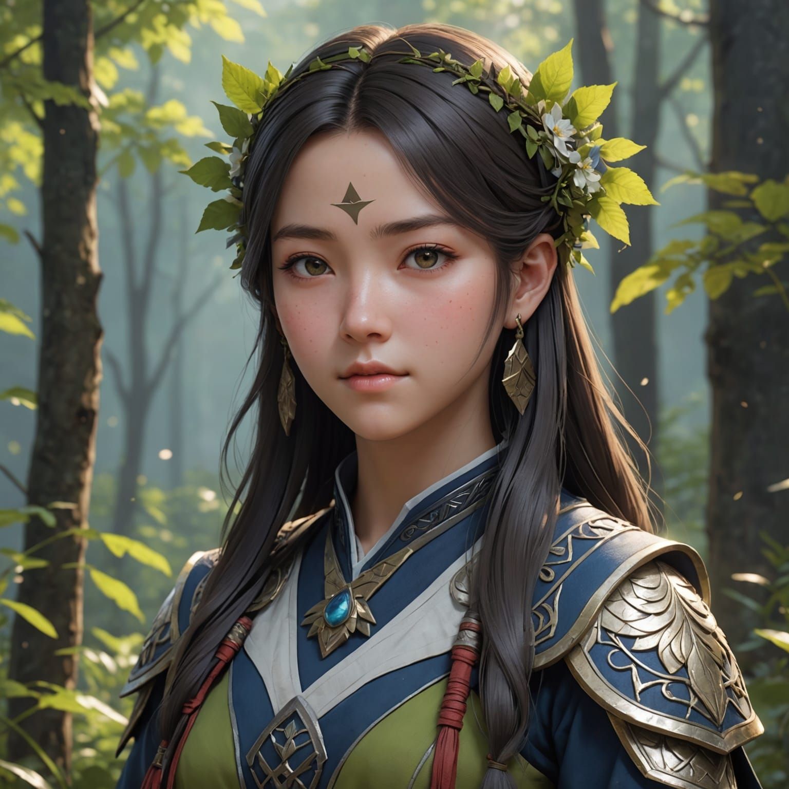 Anime Woman's Journey to Tribal Leadership