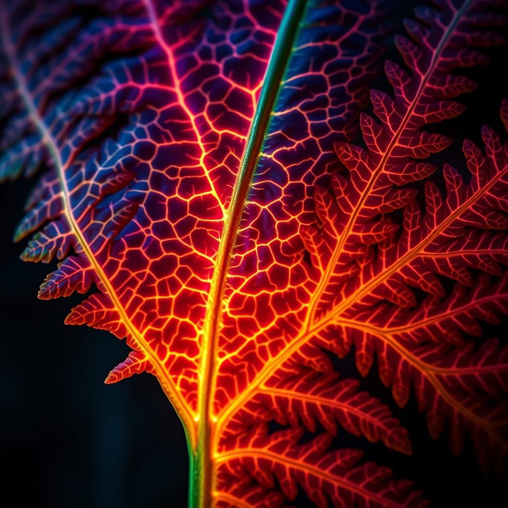 Vibrant Fractals in a Dark, Mystical World