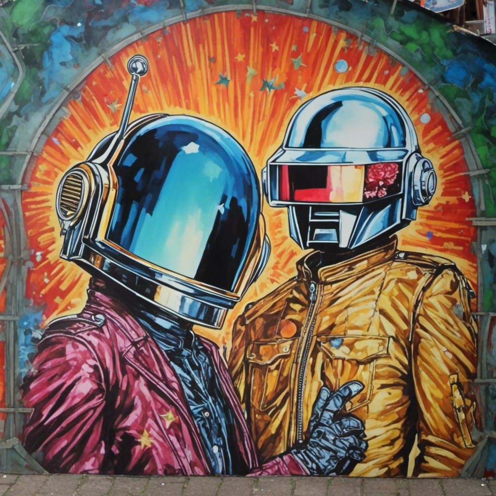Realistic Rendering of Daft Punk