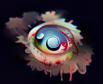 Detailed Image of a Human Eyeball