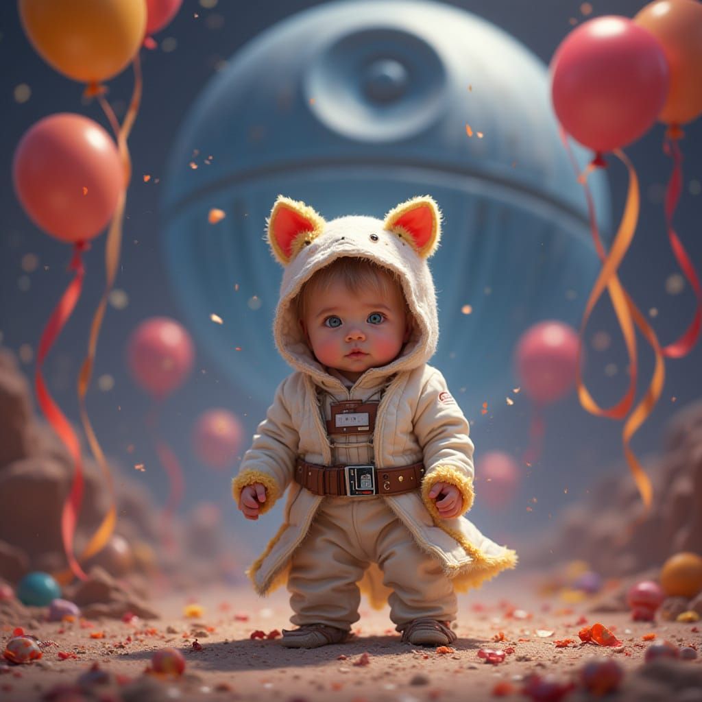 Star Wars Toddler Celebrates Galaxy-Themed Birthday