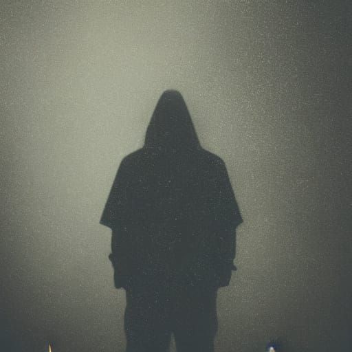 Moody Dark Fantasy Portrait in Golden Hour Lighting