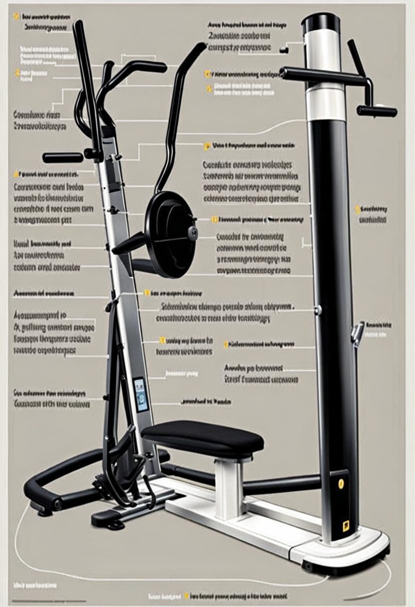 Attractive Woman Using Advanced Exercise Technology