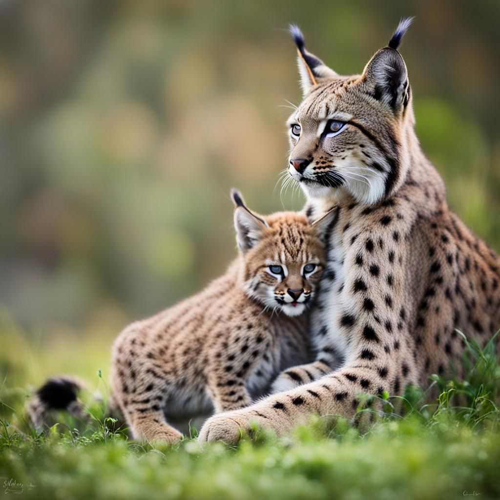 Lynx Drinking Milk: Professional Wildlife Photography