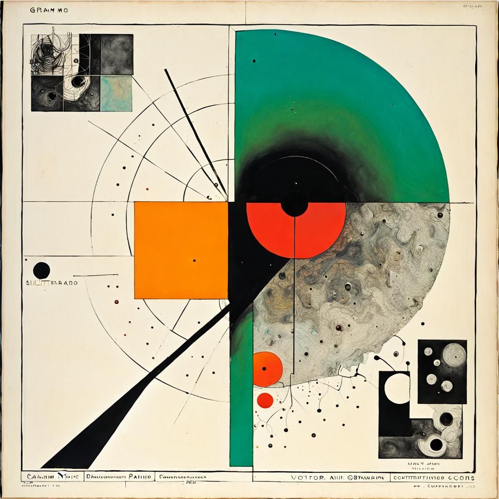 Abstract Surrealism: Entropic Geometries in Warm Colors