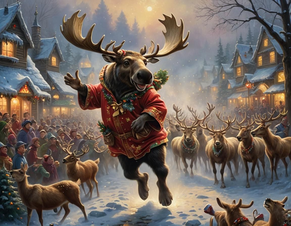 Moose Cosplays Mighty Mouse in Fantasy Style