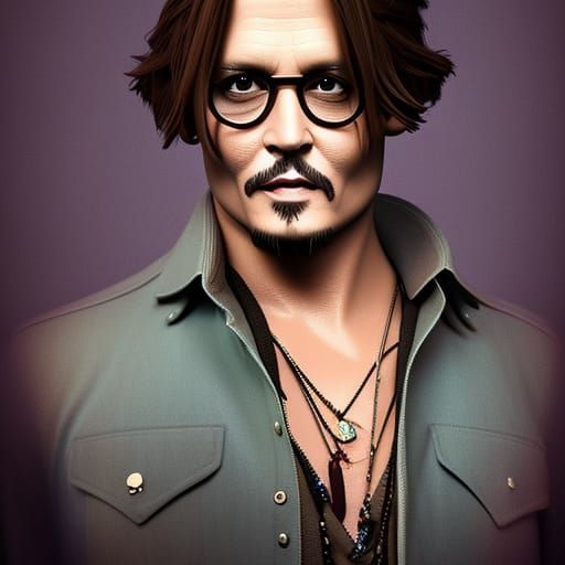 Pixar-Style 3D Portrait with Gradient Background