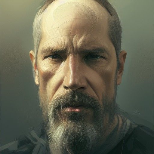 Detailed Portrait of a Father Figure