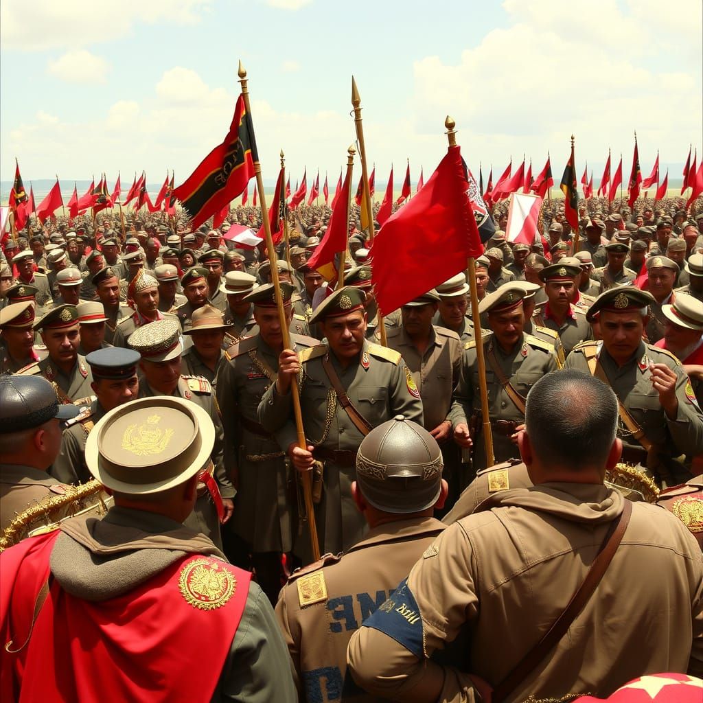 Generals Massed: An AI Interpretation