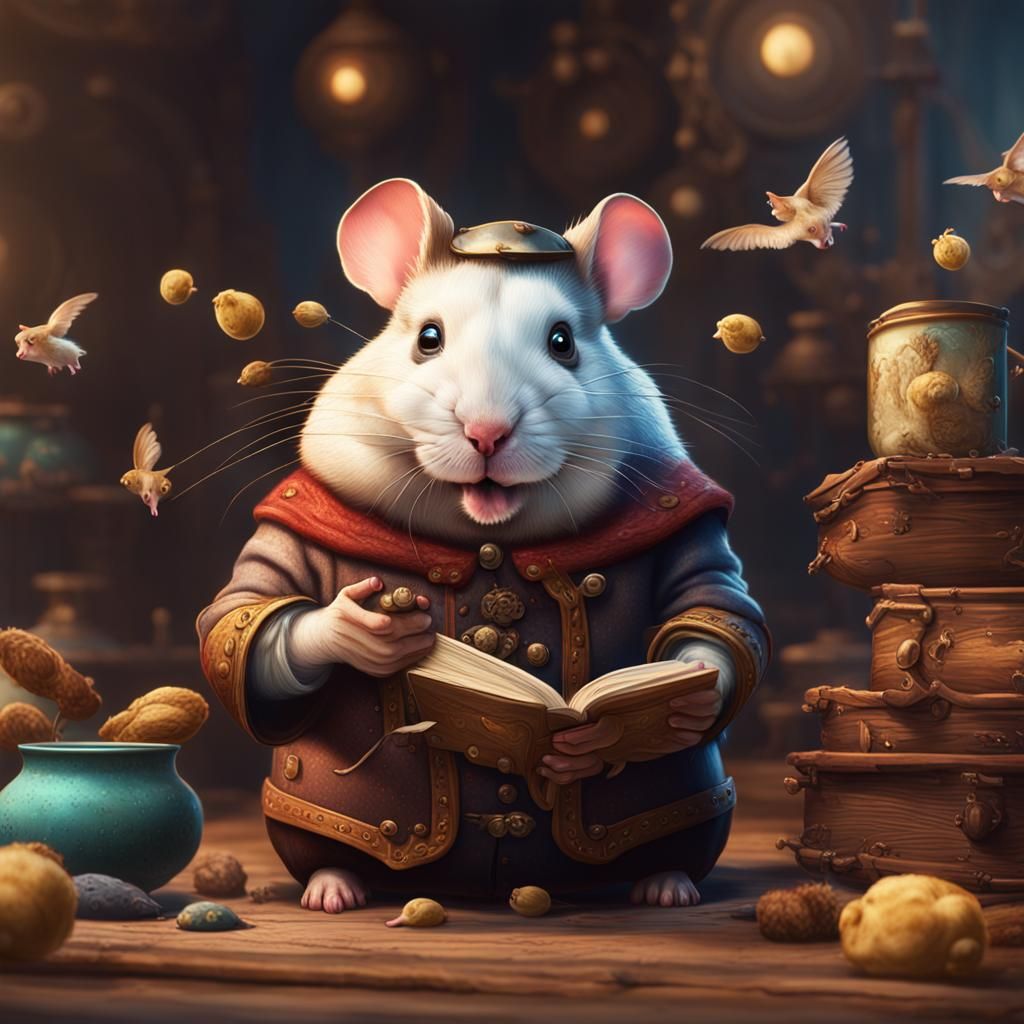 Hamster Nanny Piggins Fusion: Detailed Matte Painting