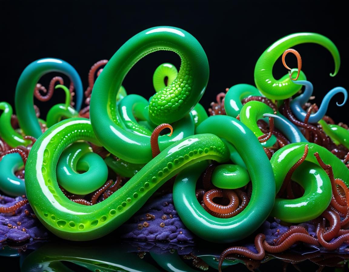 SlimyWirmys 🪱 3D liquid slime extravagantastic evangelical ...