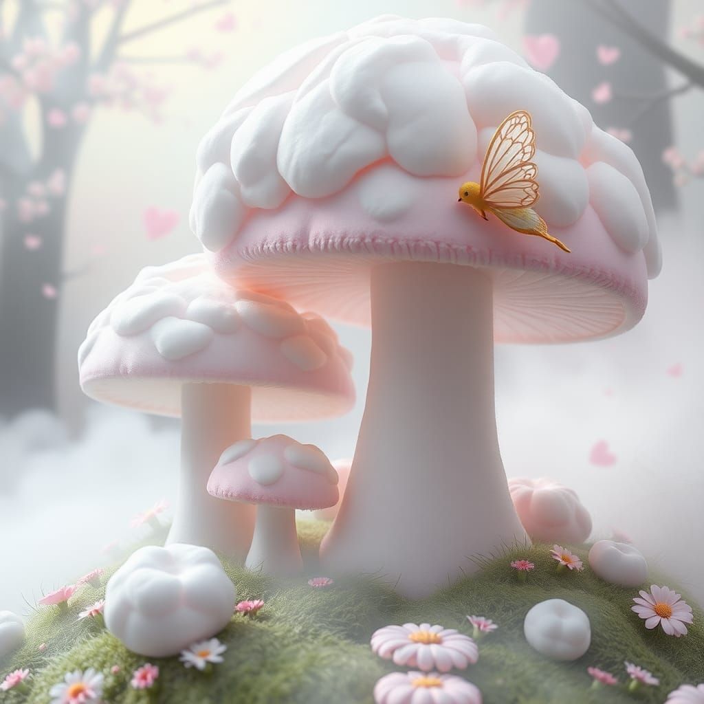 Marshmallowpunk Dreamscape with Pastel Colors