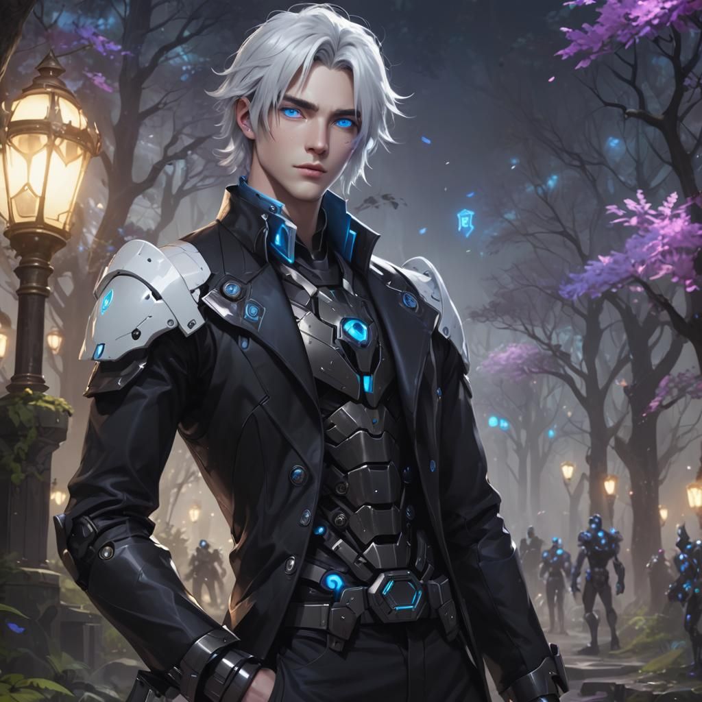 League of Legends Style Robot in Fantasy Forest