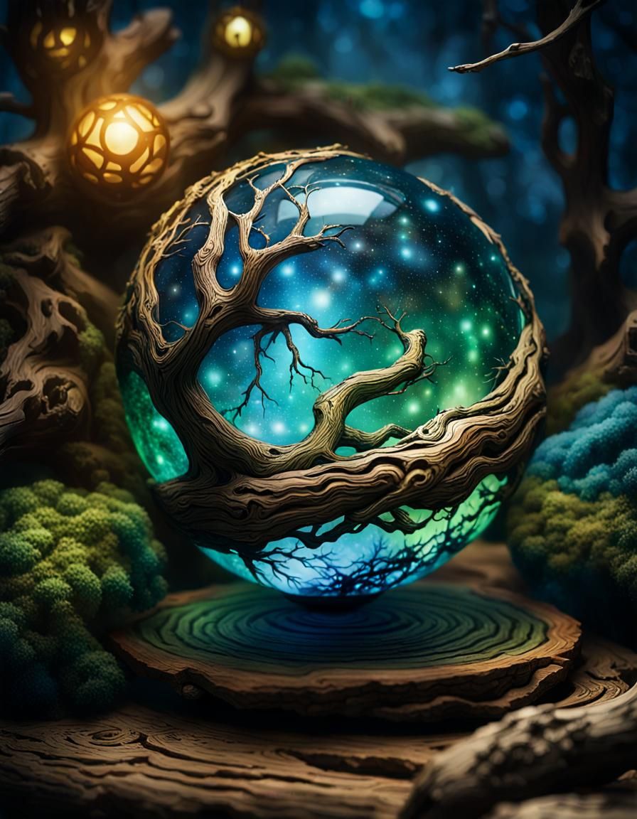 Djinn Magic Orb Fantasy Concept Art