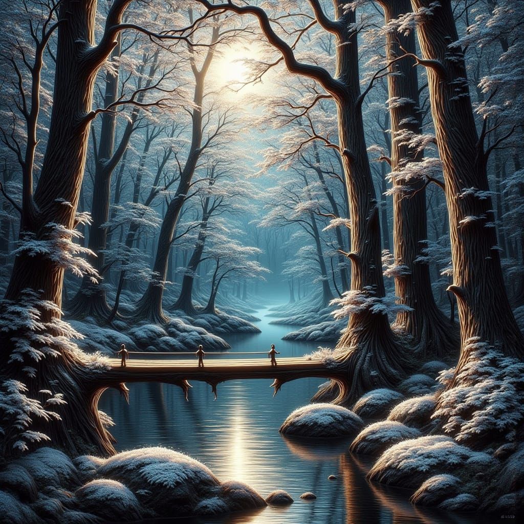 Forest still in Winter