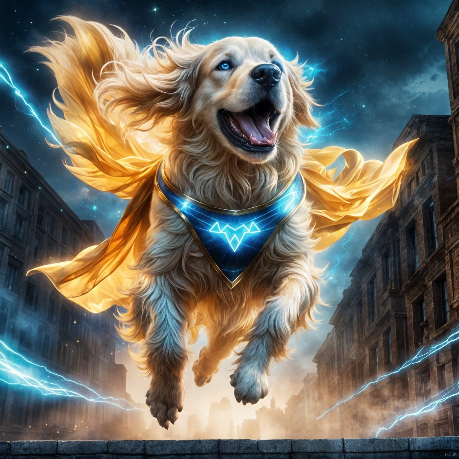 Super Golden Retriever Leaps to Heroic Rescue