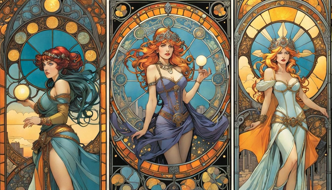 Comic Book Style Lady Stemming-Rhædes Explains Post-Apocalyp...