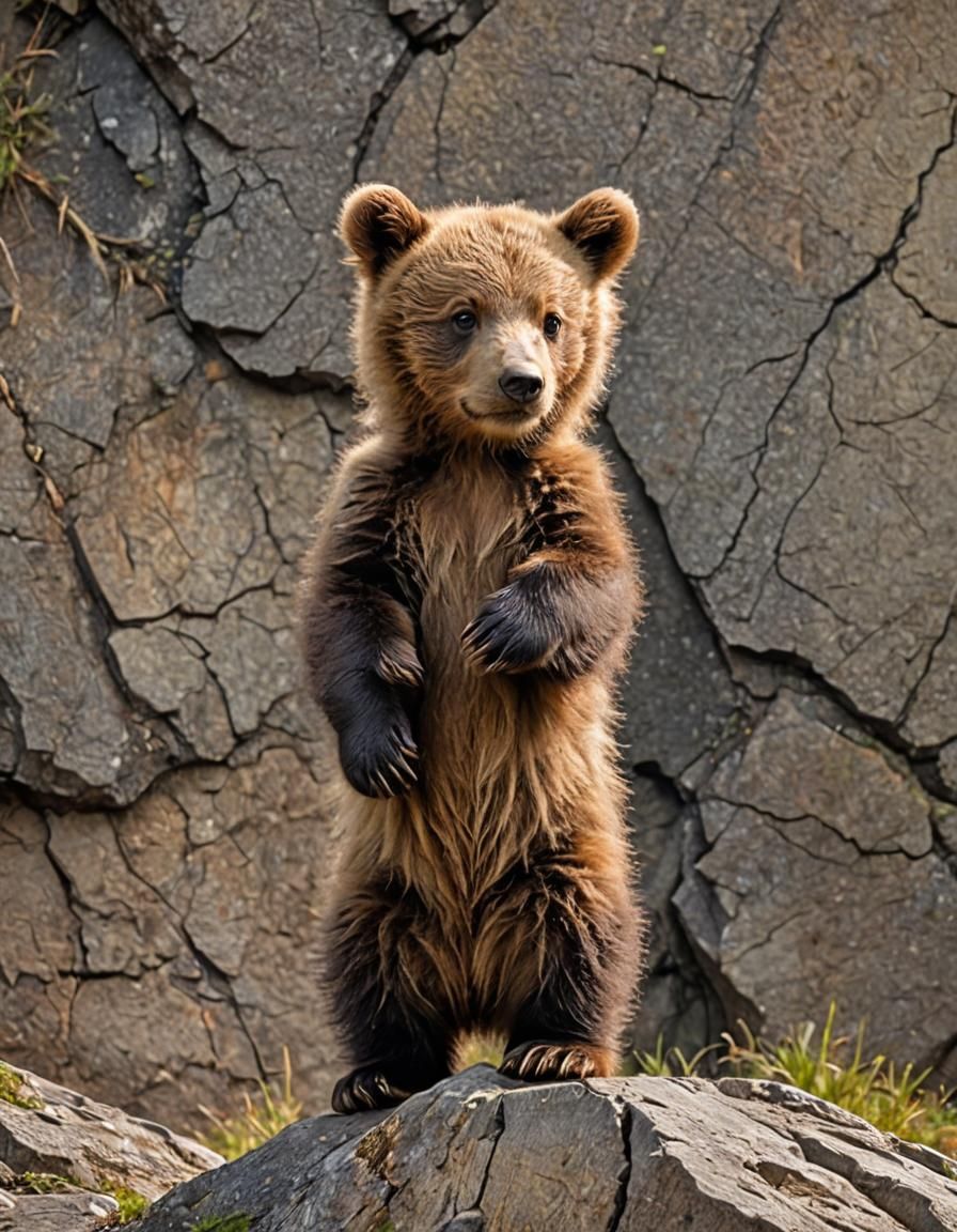 Adorable Bear Cub Image