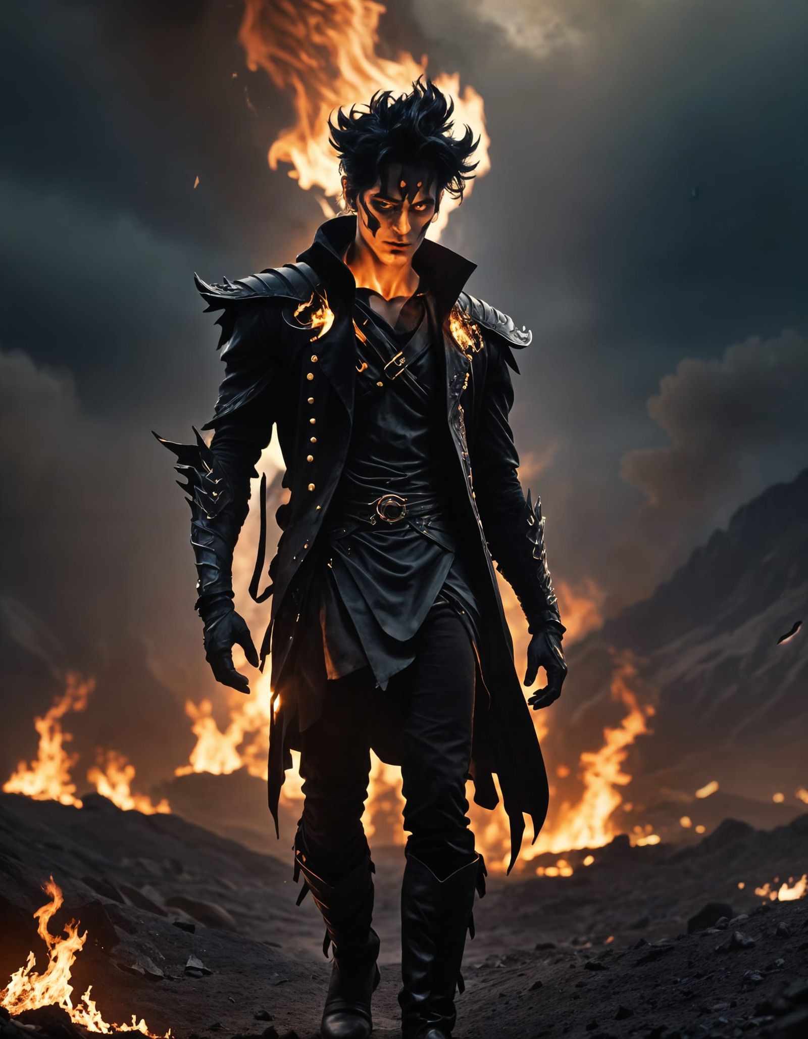 Young Hades in Haunting Realism