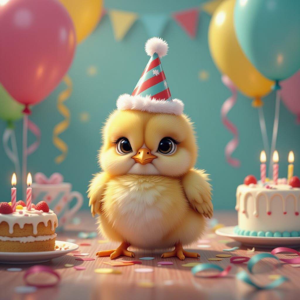 Chick's Unimpressed Birthday, Expressive Character Design