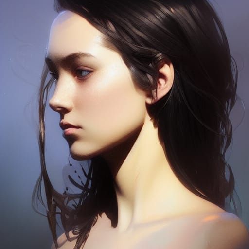 Hyperdetailed Kitten Portrait in Digital Art Style