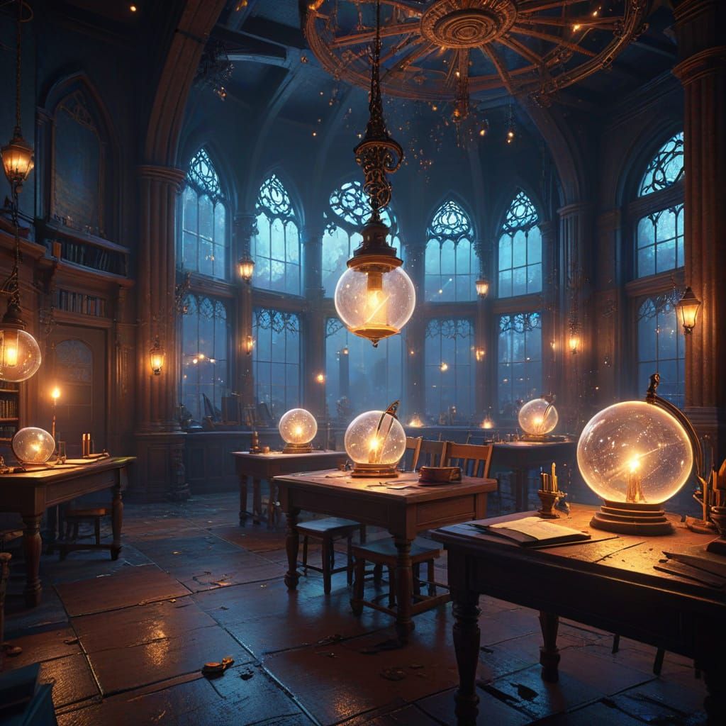 Magical Classroom Inspires Students in Fantasy Concept Art