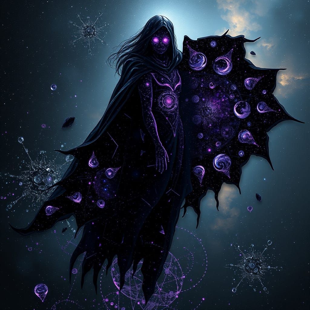 Cosmic Entity Embodies Shattered Starlight