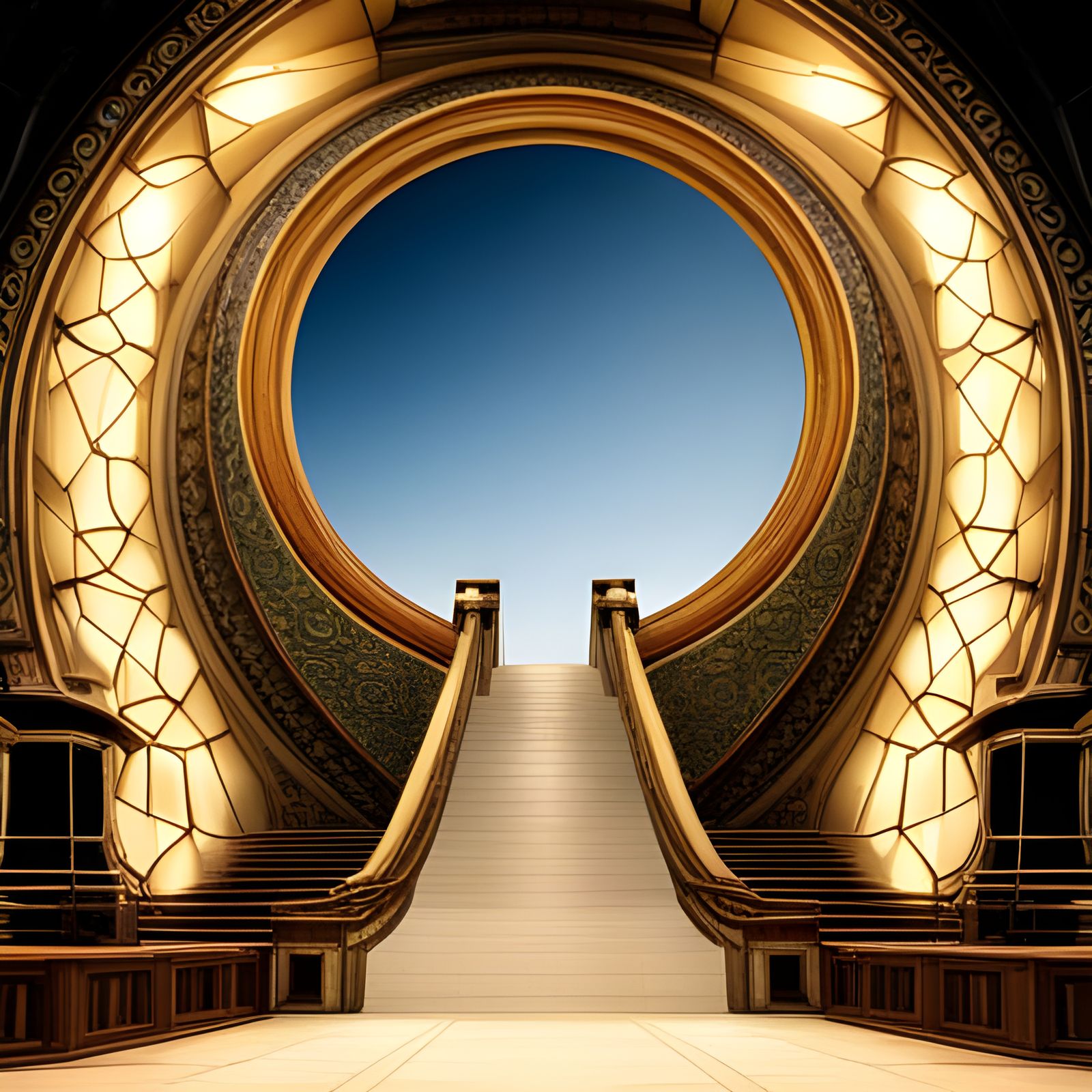 The mirror portal to the spirit plane