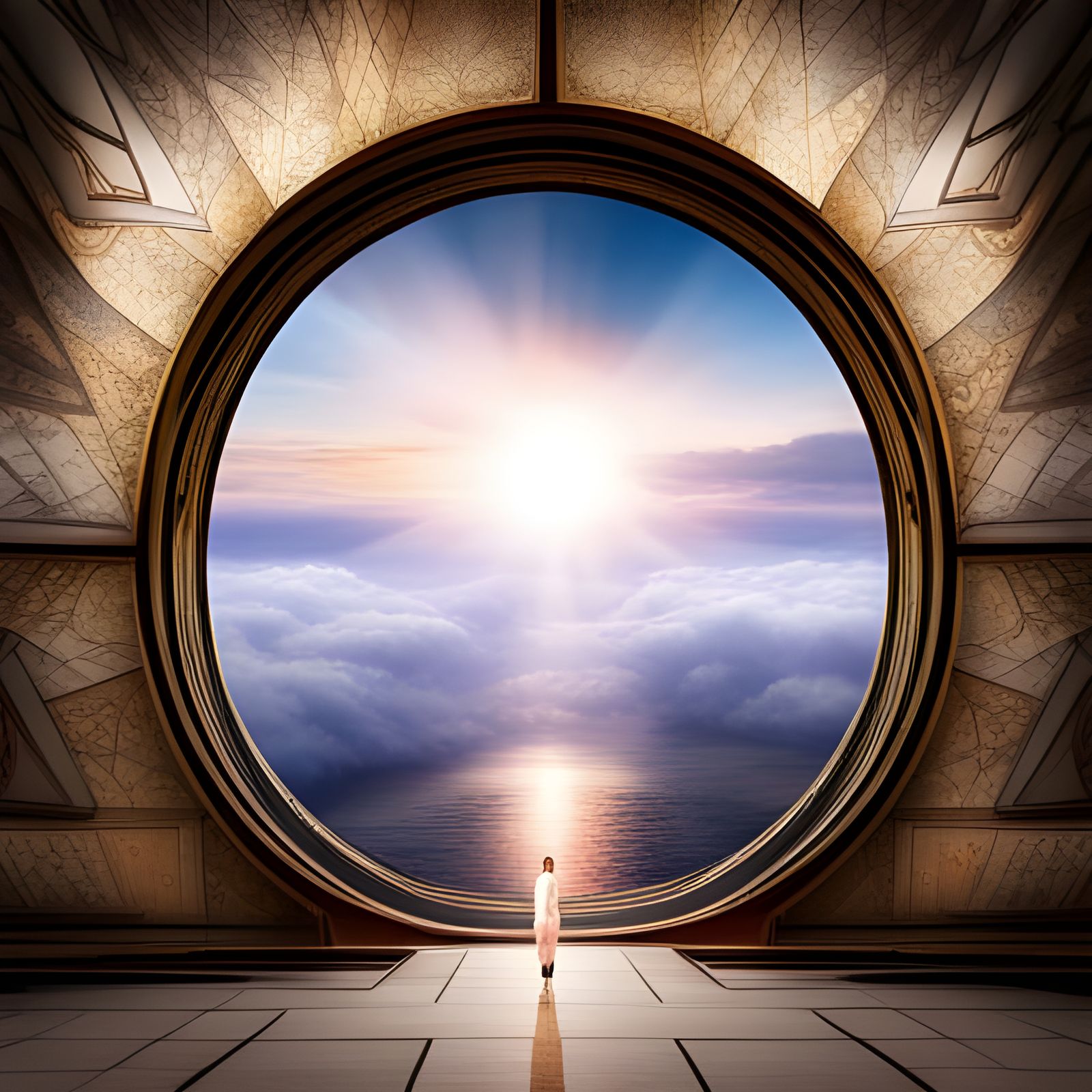 The mirror portal to the spirit plane