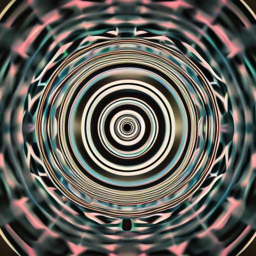 Psychedelic Mirror Room with Geometric Symmetry