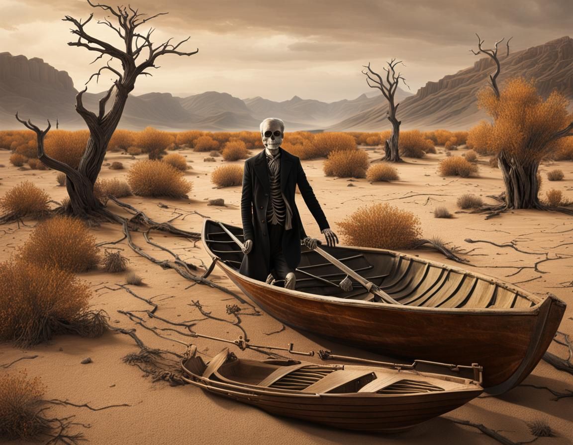 Surreal Desert Portal Reveals Lush World