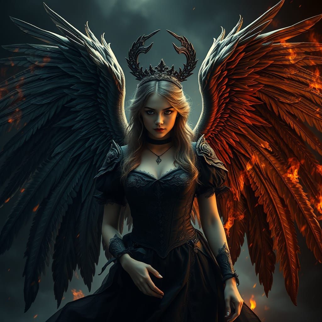 Goth Angel Rises from Ashes in a Cinematic Masterpiece