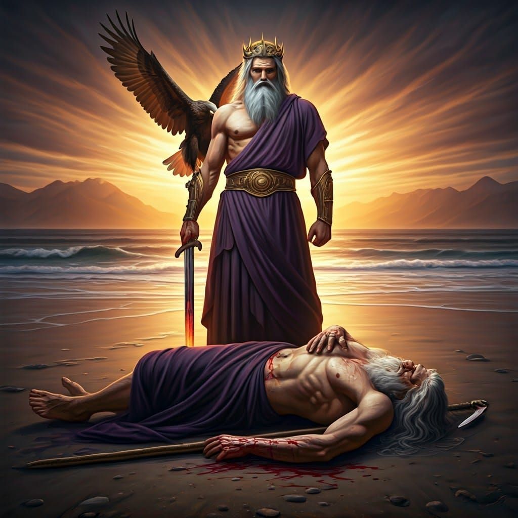 Venus Goddess Born from Jupiter's Cosmic Glory