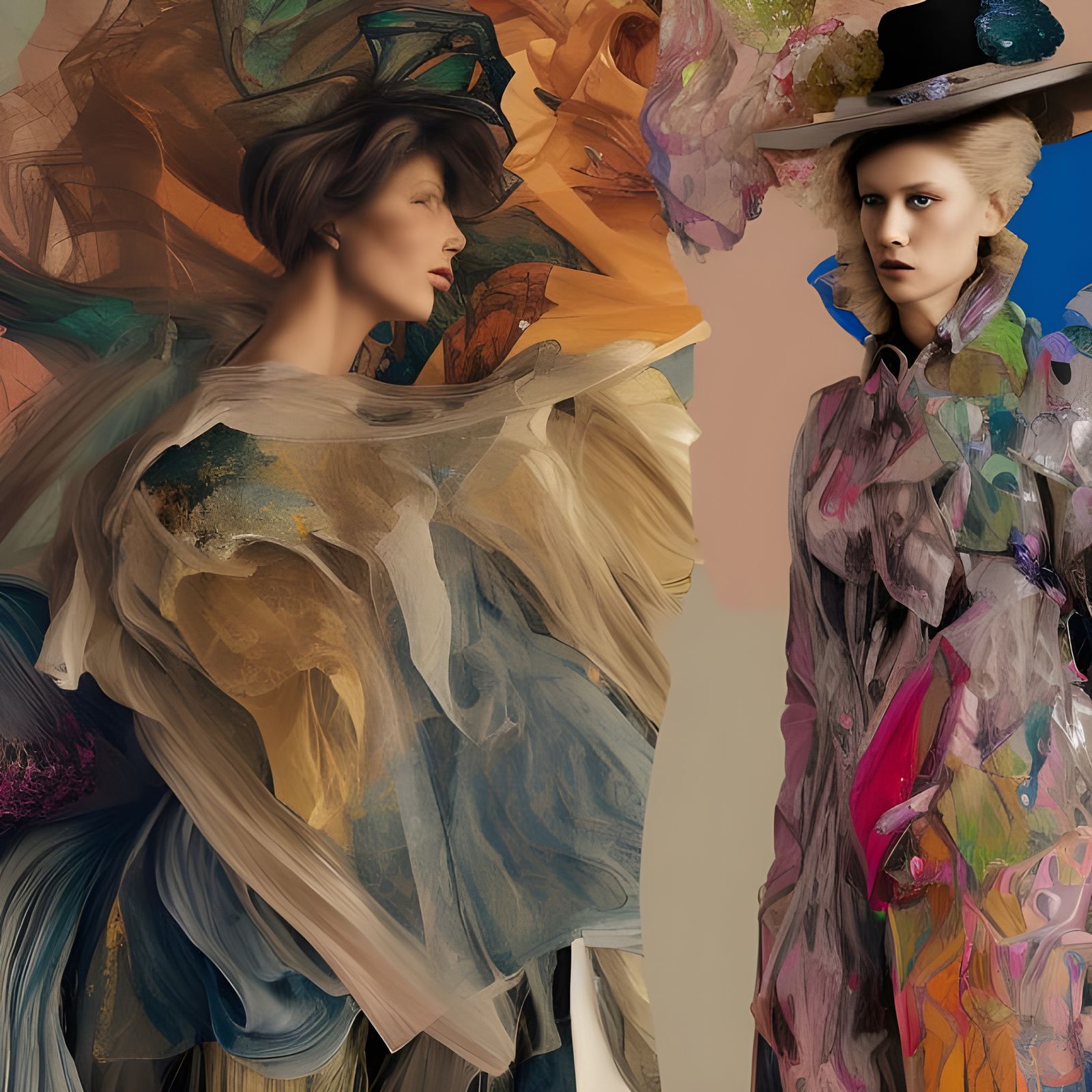 Technicolor Clothes in Detailed Glazed Finish