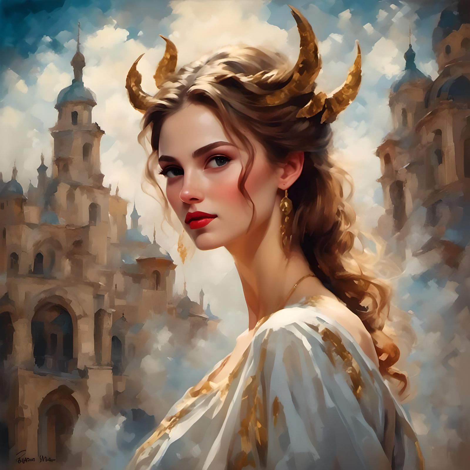 Beautiful Woman Generated by AI