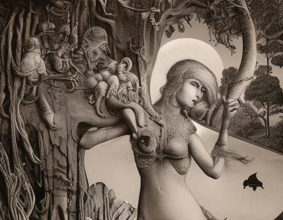 Surreal Monster: Mother Mary in Post-Apocalyptic Wonderland