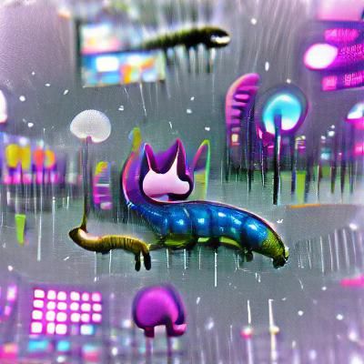 AI Generated Image of a Slugcat