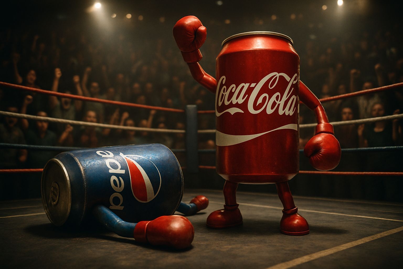 Coke vs Pepsi Boxing Match in 3D