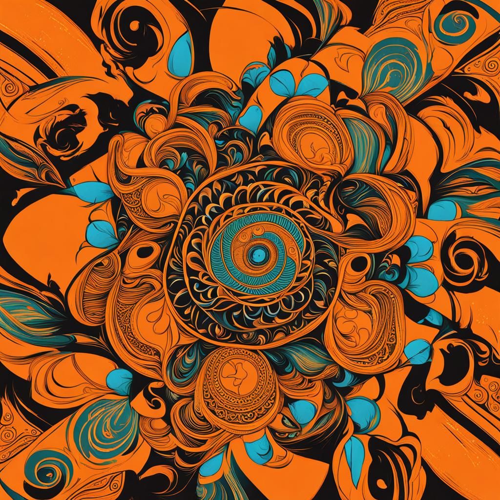 Tall Orange Thenkey Drumbble