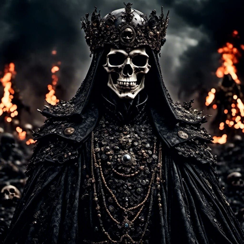 Grim Reaper King on Fallen Battlefield